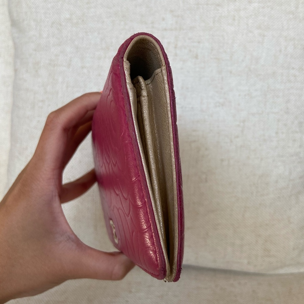 Chanel Hot Pink Camellia Bifold Wallet - Picture 4 of 13